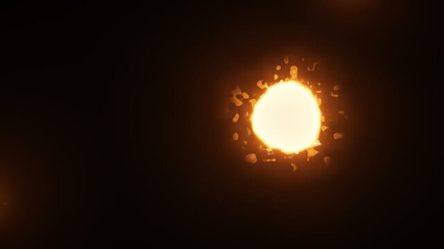 Film Burn Hole Transition Celluloid Burning Through To White Animation