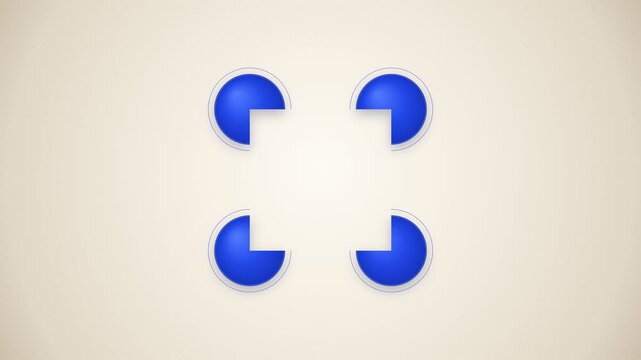 Illusory Contour Kanizsa Shapes Morphing Triangle Square Pentagon Seamless Loop