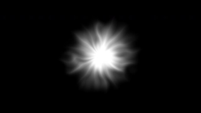 abstract light background with light rays animation. shine or sun effect on a black screen, overlay light transition, effects sunlight