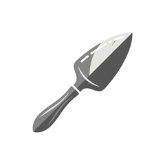 Fototapeta premium Vector illustration of a professional garden trowel tool for planting and landscaping