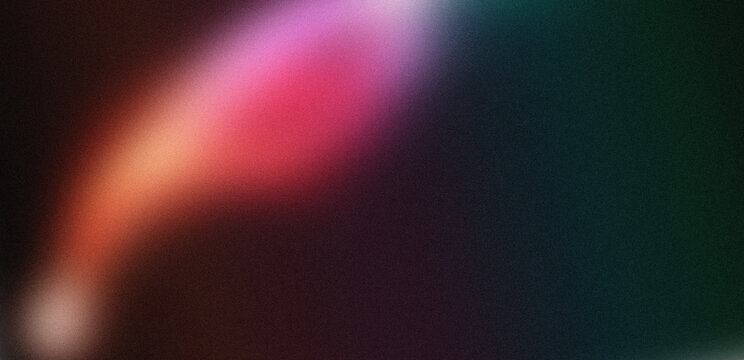 Soft glowing light streak in dark space