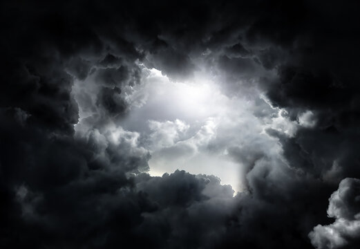 Dramatic Storm Clouds Background