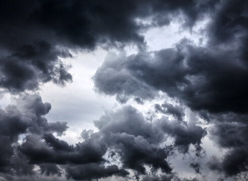Dramatic Storm Clouds Background