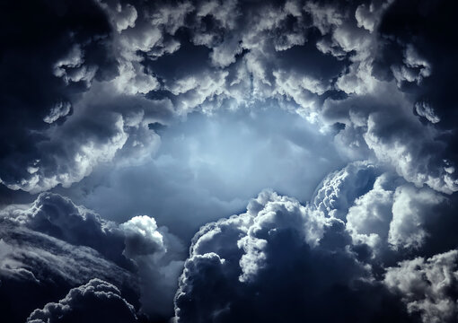 Dramatic Storm Clouds Background