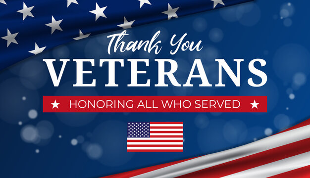 Veterans Day, USA Flag Background