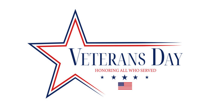 Veterans Day, USA Flag Background