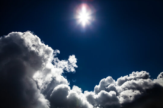Storm Clouds with a Sunlight