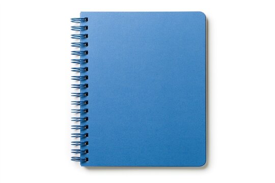 Blue Spiral Notebook Closed