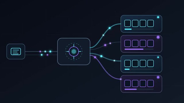 Dynamic AI inference load balancing across distributed compute nodes for scalable machine learning infrastructure and optimized processing