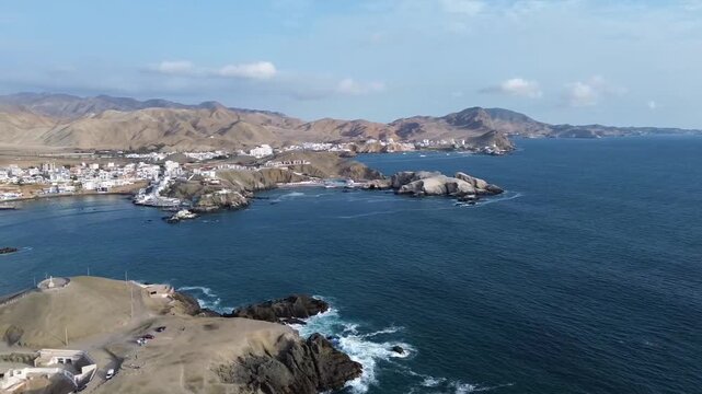Bahia san Bartolo, costa sur Lima Per&uacute; 