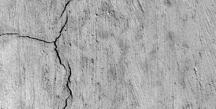 Cracked concrete wall texture background