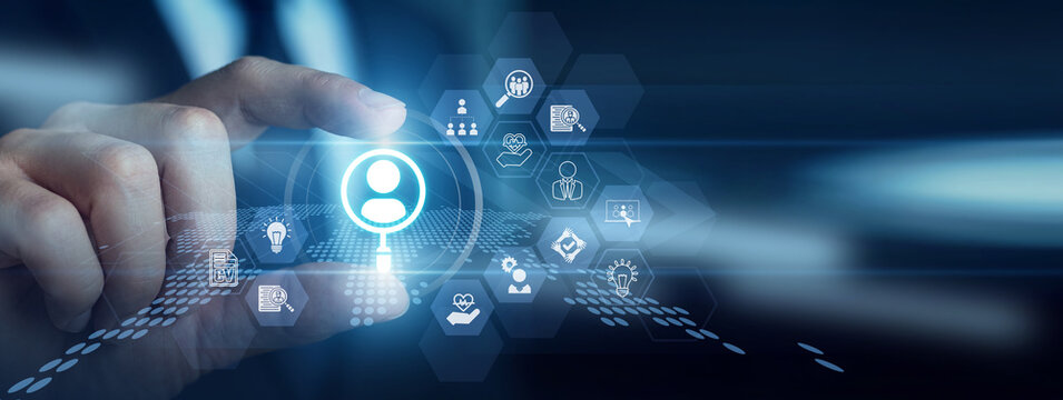 Recruitment specialist screening staff. Gently Grasping modern Human Resources software easily optimizes workforce plans. This strategic management effectively builds stronger corporate teams.