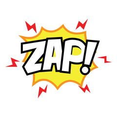 Zap Comic Effect © Logo