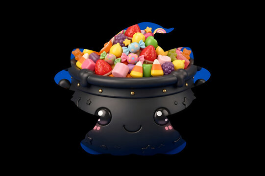 candy in a glass jar