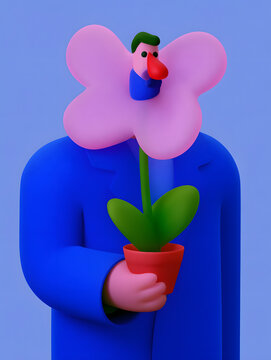 flower in a pot
