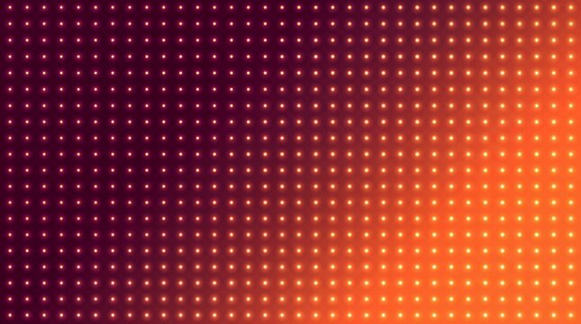 Glowing LED Lights Grid Matrix Abstract Background