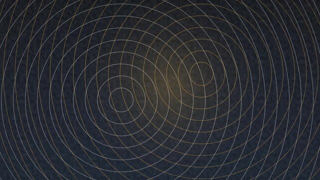 Animated Moire Interference Pattern Motion Graphic