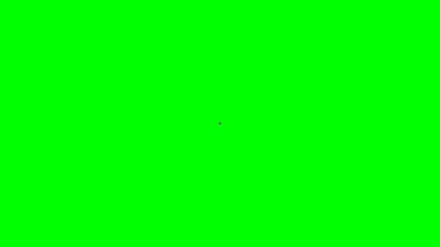 Gear Icon with Drop Shadow Effect Spinning on Green Screen