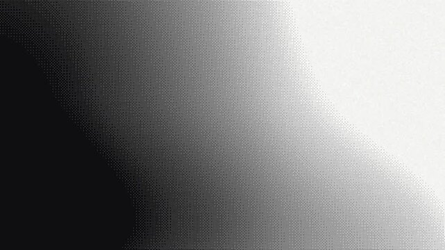 Bayer dither gradient pixel pattern on white 4K seamless loop