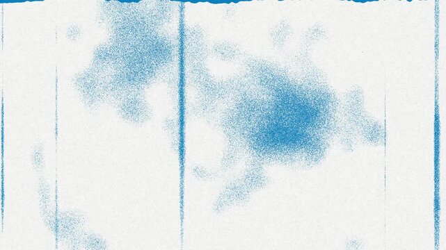 Blue ink photocopy texture overlay 4K seamless loop