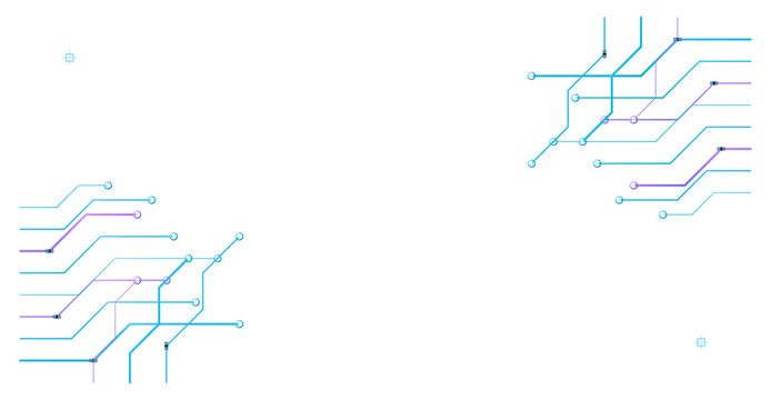 Circuit board tech vector design, isolated on transparent background