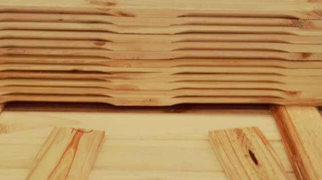 These processed wood components are crafted carpenters durable aesthetically pleasing wooden pallets designed industrial use and stackability production areas ideally suited heavy duty applications.