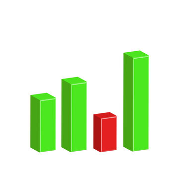 progress business graph statistic bar