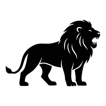 Majestic Lion Silhouette