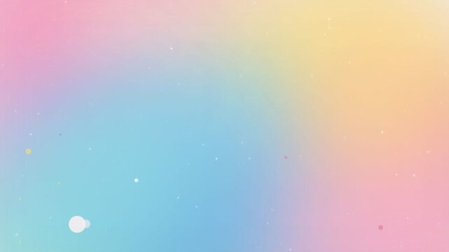 Soft Pastel Gradient with Gentle Particle Animation
