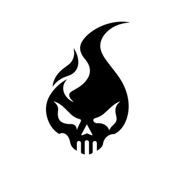 Horror candle vector illustration