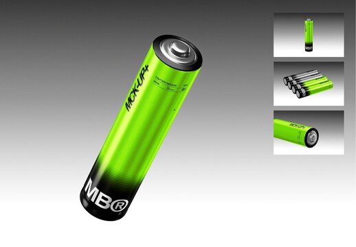 AAA Battery Mockup