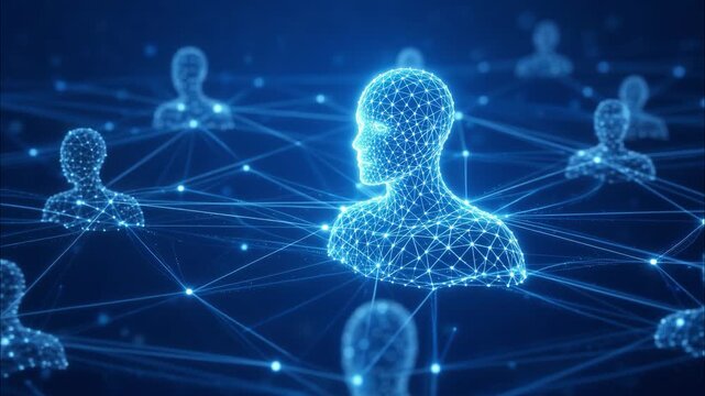 Digital human profile in a social network connecting global users for metaverse communication and artificial intelligence
