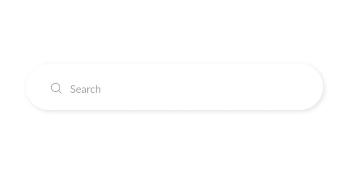 Modern Web Search Bar Input Field Vector Set with UI Buttons for Website Browser Navigation, App Interface Design, and Search Engine Queries isolated on transparent background png design