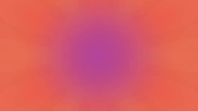 animated purple flower, orange background