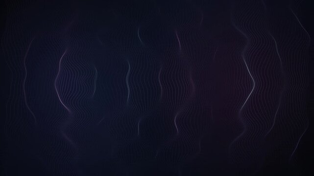Abstract dark background with glowing wavy lines creating a subtle concentric ripple pattern effect