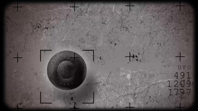 declassified military camera footage of an ufo moving at high speed  
