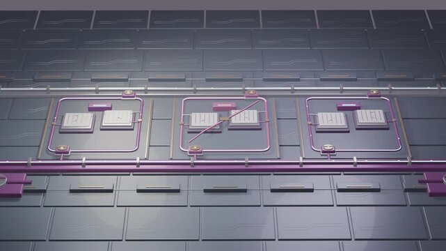 Controlled coolant flow reversal in AI cooling manifold service loop