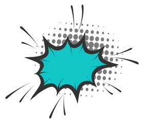 Comic sound effect with dot shadow. Cartoon boom © vectortatu