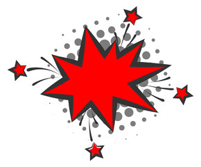 Bang effect in retro comic style. Cartoon sound effect © vectortatu