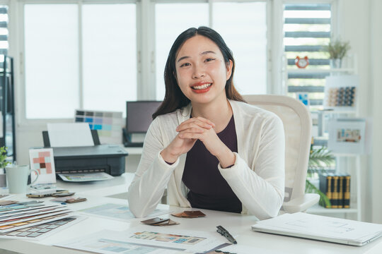 Architect could develop a concept for the design house in modern office.