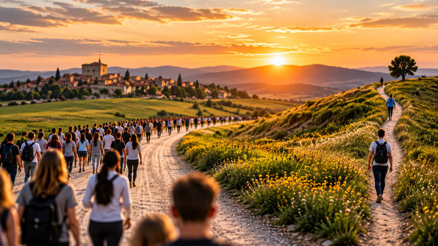The wide way leads to destruction and the narrow way leads to life.