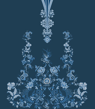 panel work soild motif pattern