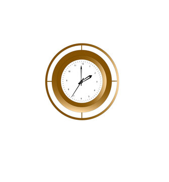wall clock vector illustration