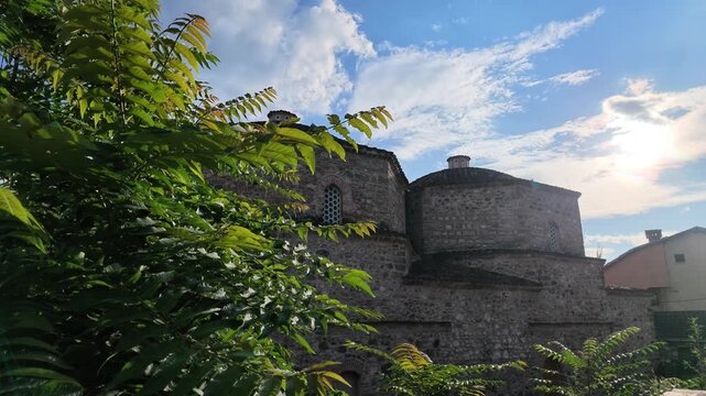 prizren old turkish bath hammam at the evening video	
