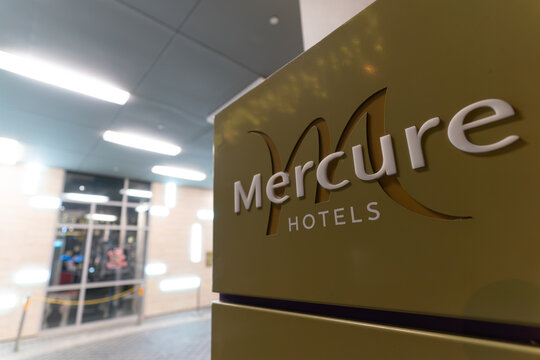 Mercure Hotels sign as seen in Singapore