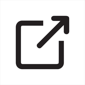 external link icon vector illustration