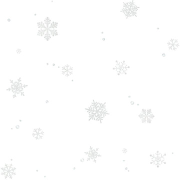 snowflakes seamless pattern