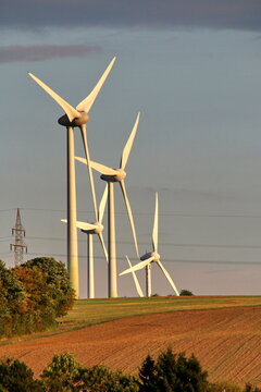 Windpark auf dem Saalberg