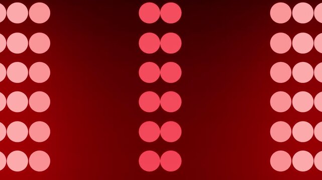 Single Glowing Stripe of Beads Splitting a Scarlet Gradient