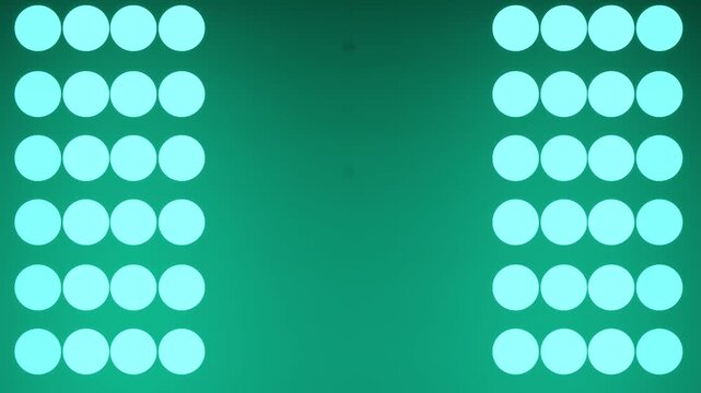 Side-by-Side Light Columns Bookending a Teal Gradient Void